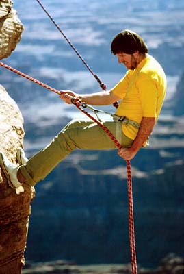 Rappelling at Dead Horse Canyon